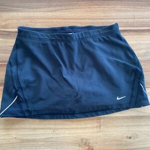 Nike Women's Black Skort with White Accents